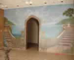 Valencia, CA. Beauty Salon Foyer Mural